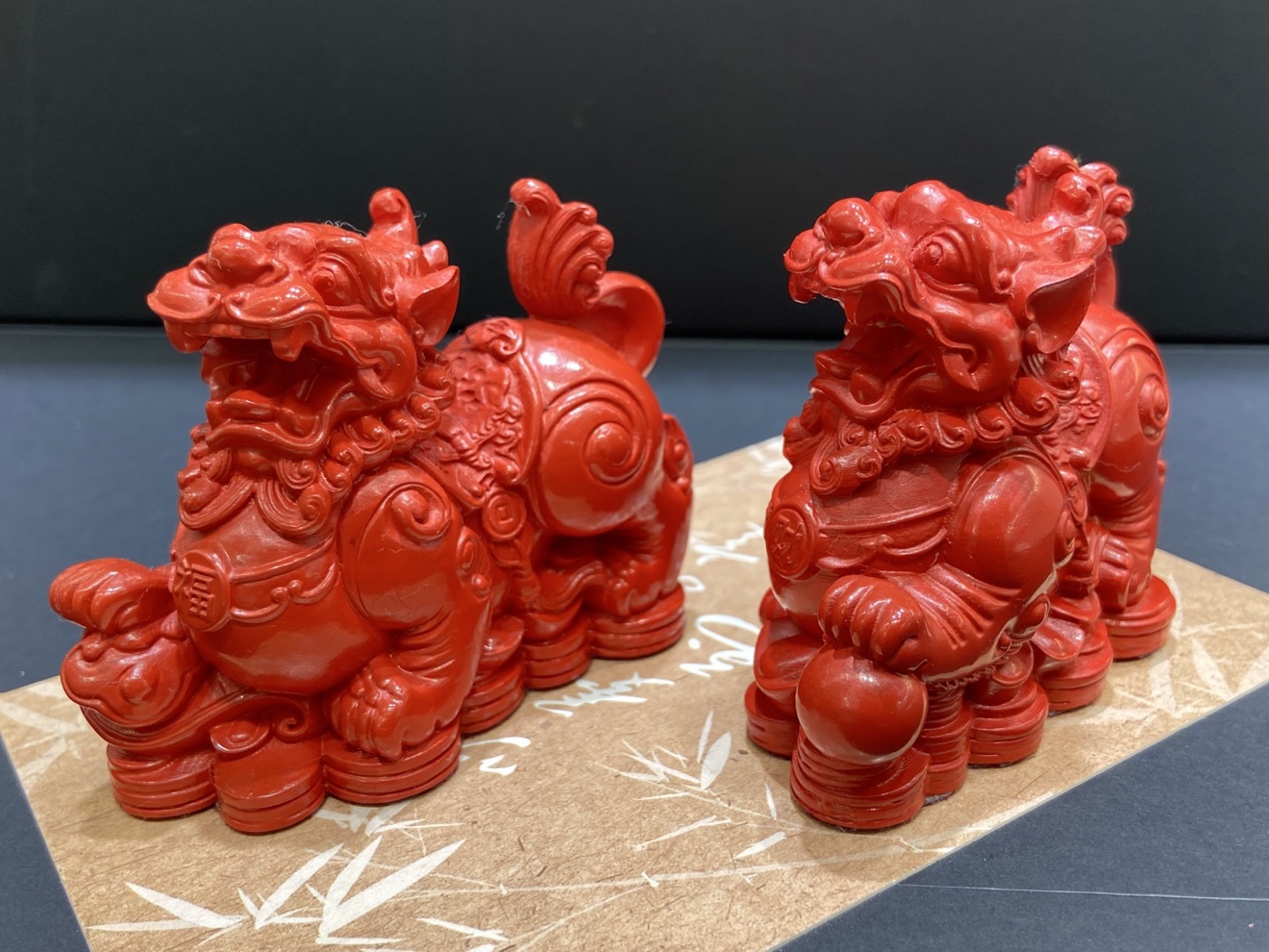 Cinnabar Pixiu Guardian Pair