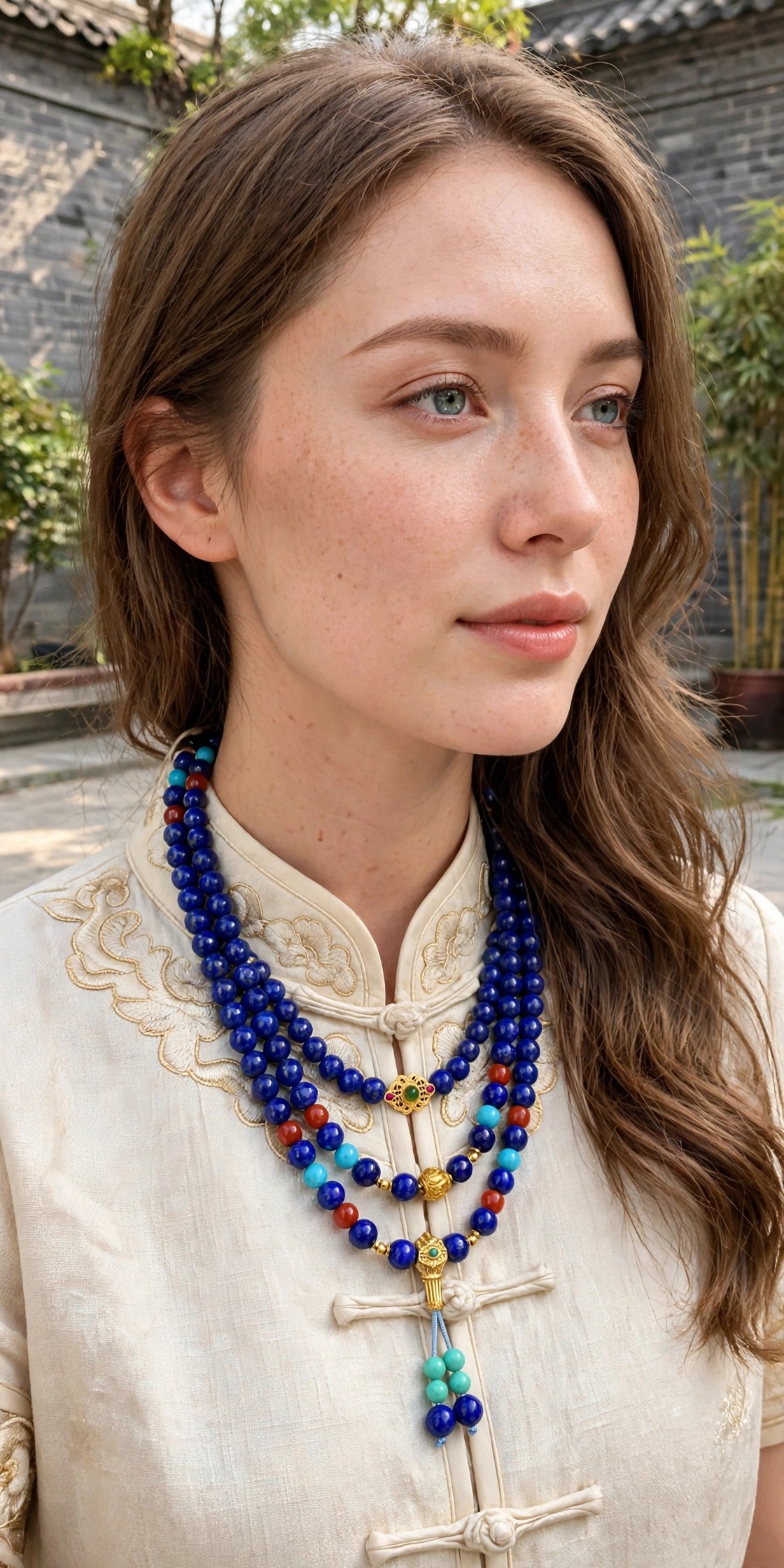 Lapis Lazuli Convertible Necklace — Wears Two Ways